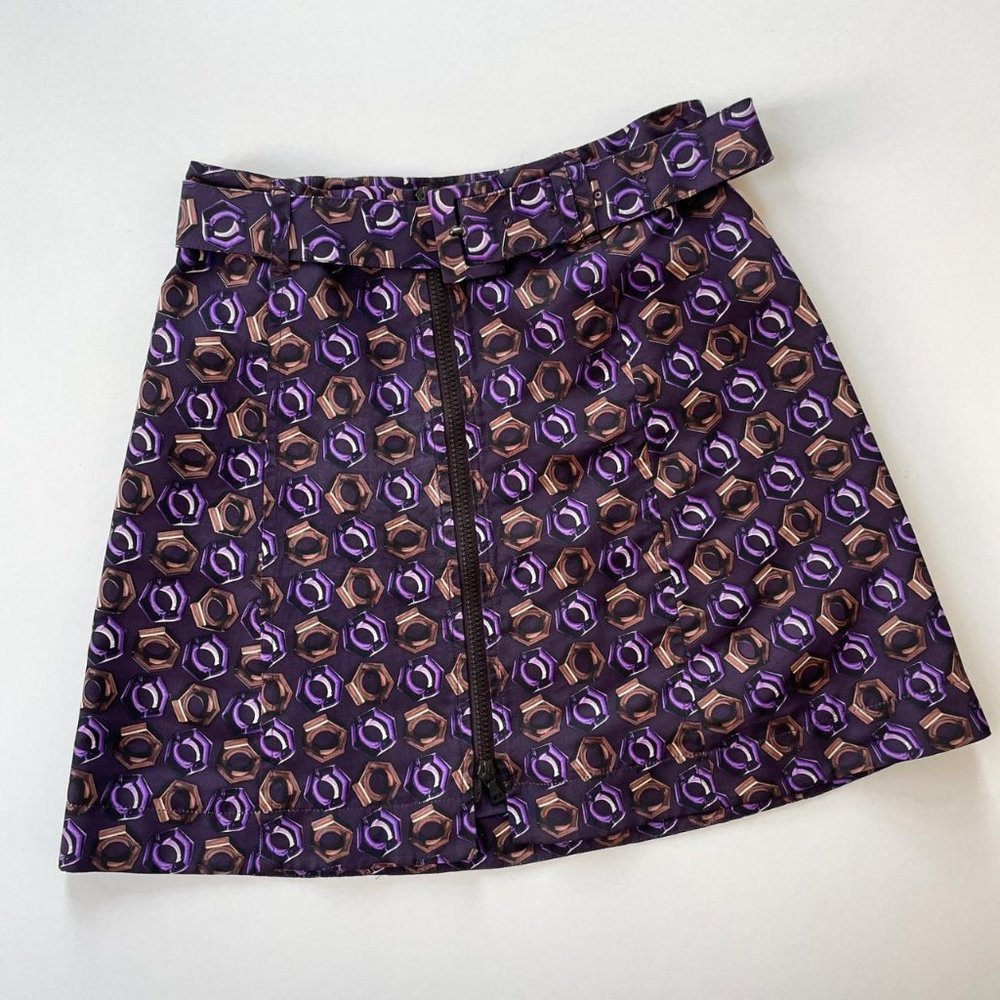 PRADA NYLON MINI SKIRT